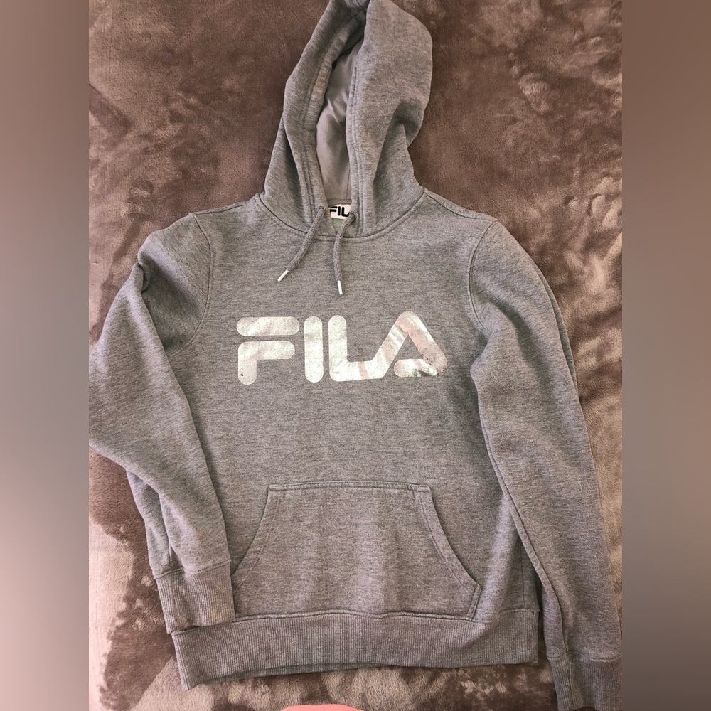 FILA light gray hoodie